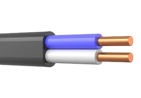  Кабель ВВГ Пнг-Ls 2*1,5 ГОСТ медный, силовой, черн. (100м)