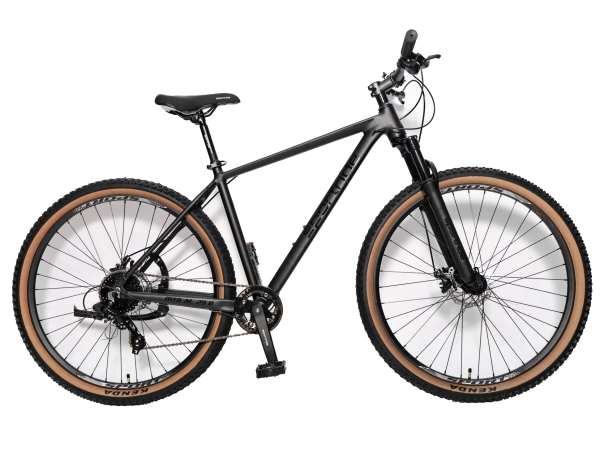  Велосипед SPORTRIDE MTB AL 29 D (8 ск., рост 17") черный мат 2026