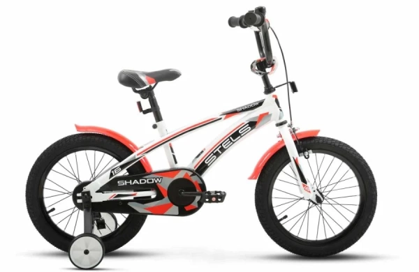  Велосипед детский STELS 16" Shadow, рама 9,5", белый-красный /LU098824/