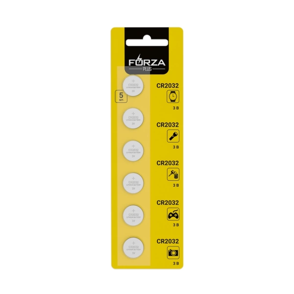  Батарейка литиевая  CR2032 Forza /917-125/ 