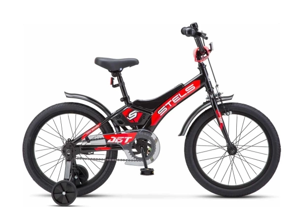  Велосипед детский STELS 16" Jet KC, рама 9", черный (2025)