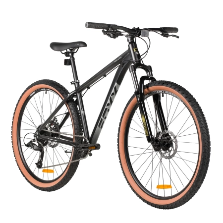  Велосипед FOXX MERIDIAN 29" черный, алюминий, рама 18" 